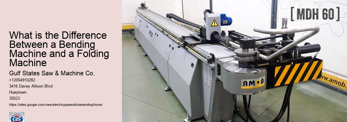 What is the Difference Between a Bending Machine and a Folding Machine